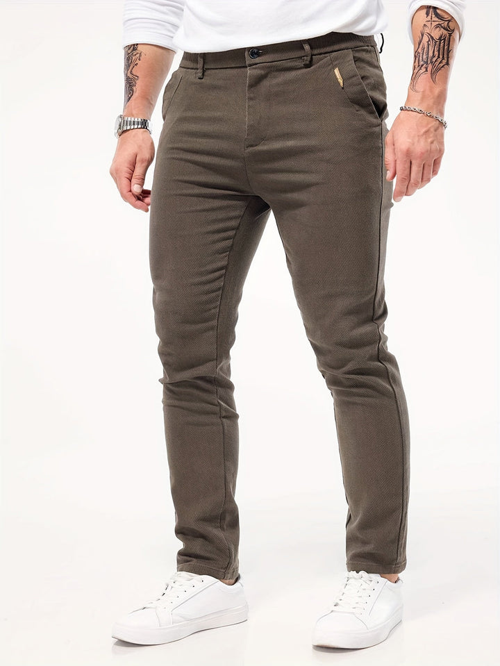 Heren Broek | Slim-Fit & Stretch | Katoenmix & Comfortabel | All-Season