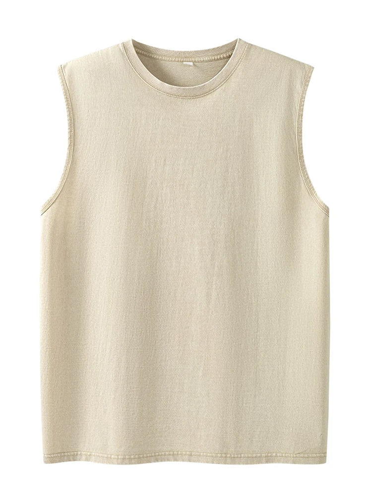 Heren Top | Mouwloze Top | Ronde Hals | Zomer