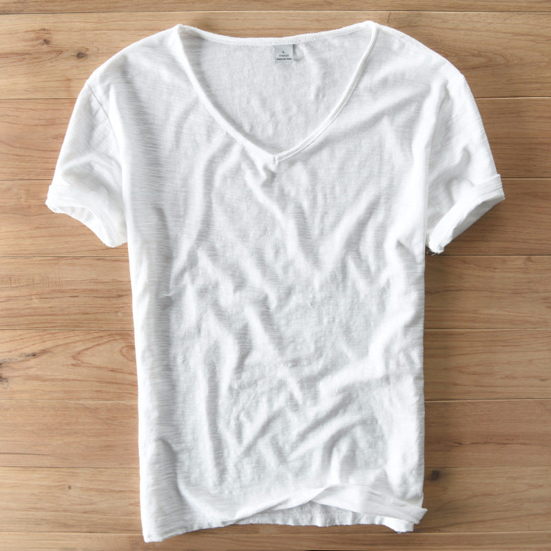 Heren T-shirt | Zacht & Verfijnd | Comfortabele Stof & Stijlvolle Halslijn | Voor Elke Dag