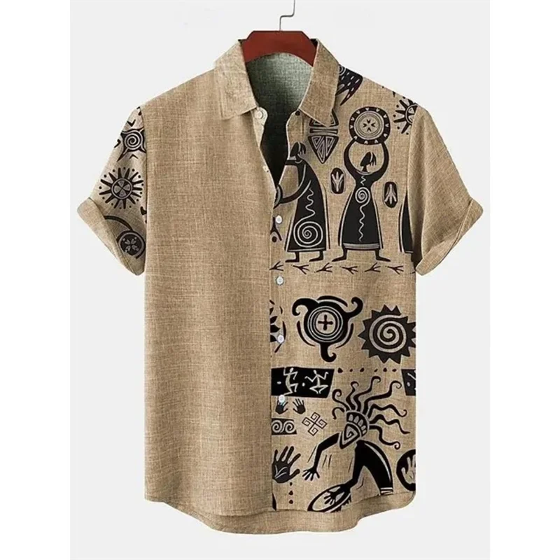 Heren Shirt | Retro | Korte Mouw | Zomer