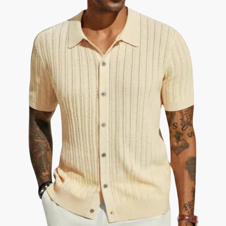 Heren Polo | Retro | Korte Mouw | Zomer