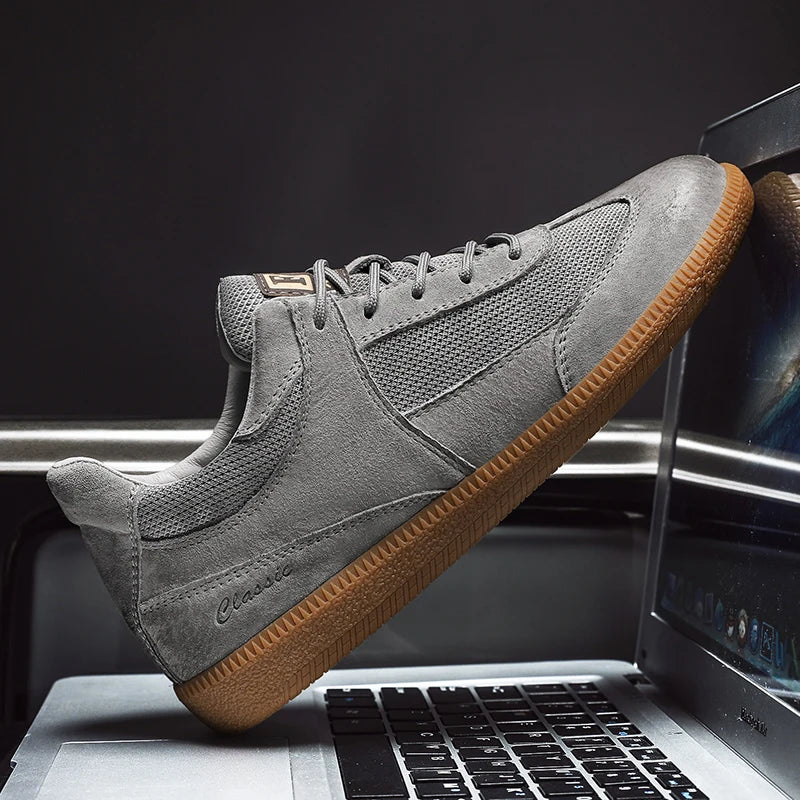 Heren Sneakers | Retro | Vetersluiting | Zomer