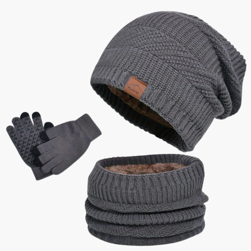Heren Winterset | Warme Muts, Sjaal & Handschoenen | Warme kleding