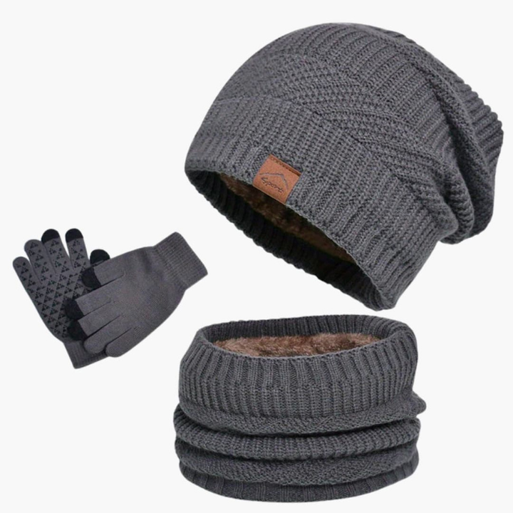 Heren Winterset | Warme Muts, Sjaal & Handschoenen | Warme kleding