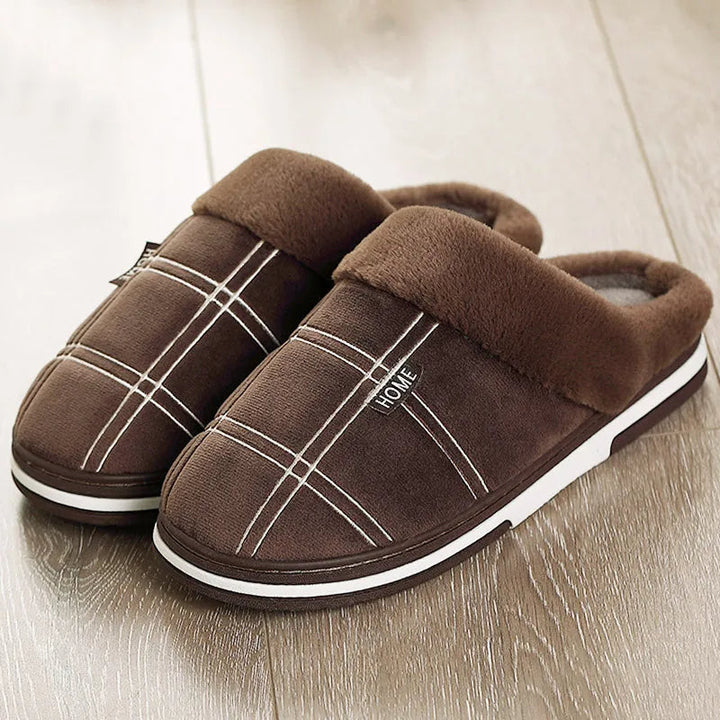 Warme Heren Pantoffels | Zachte Binnenvoering | Anti-Slip Zoo