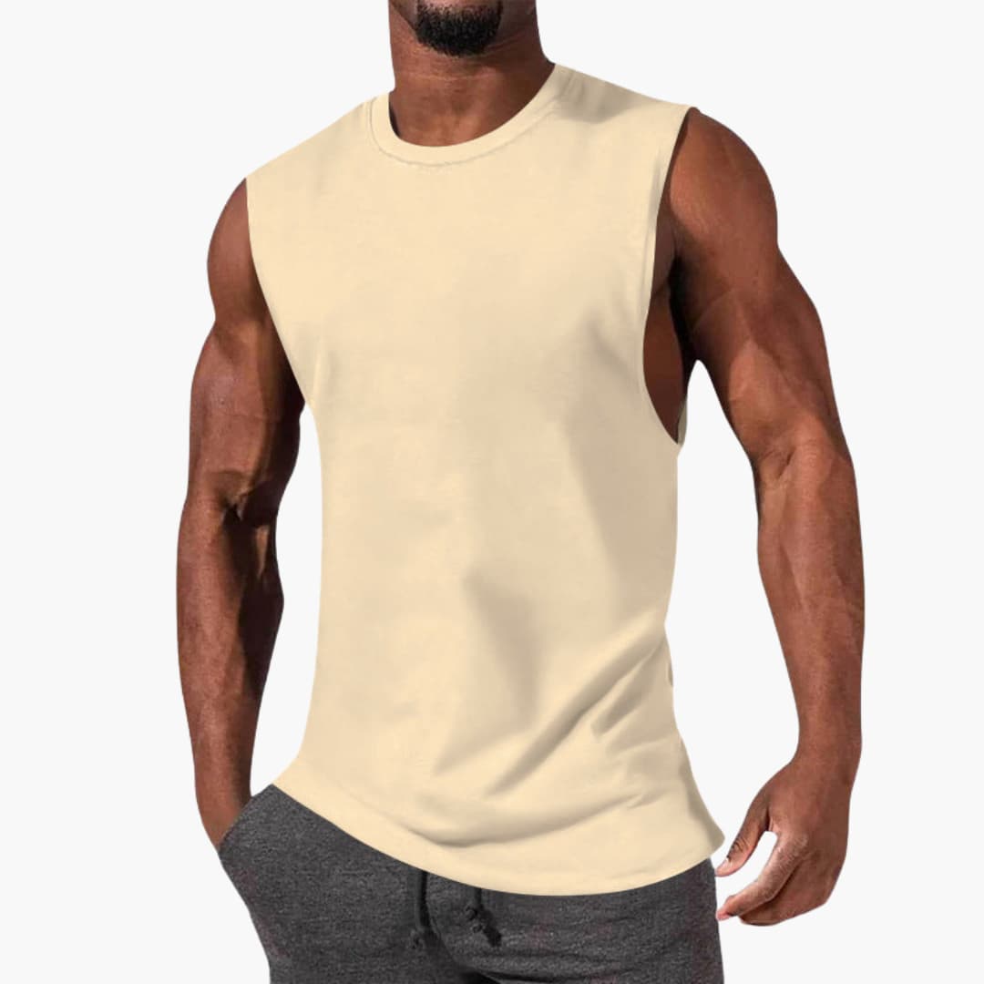 Heren Tanktop | Straight | Mouwloos | Zomer