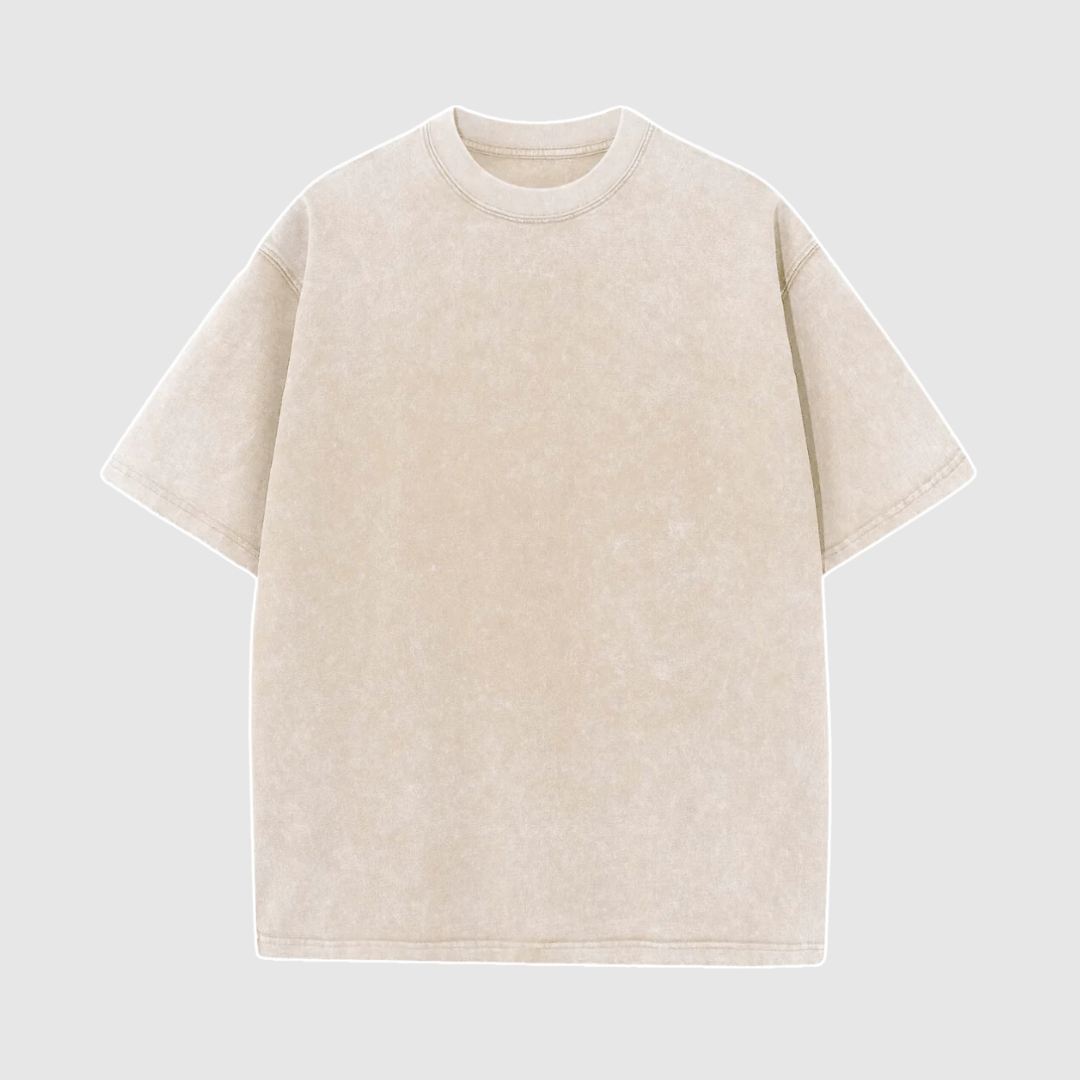 Heren T-Shirt | Oversized | Vintage Look | Zomer