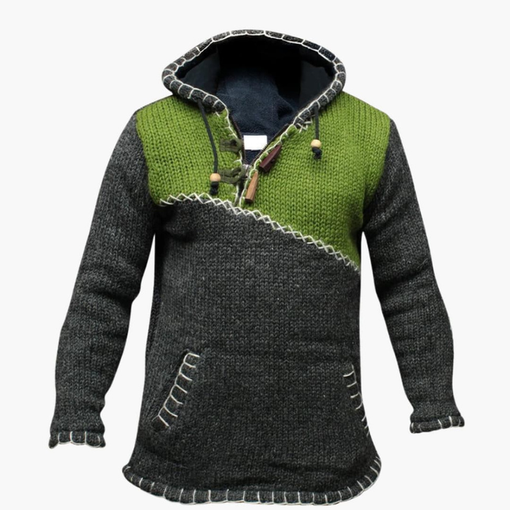 Hoodie Heren | Gebreide Kleding | Kangaroezak | Uniek Design