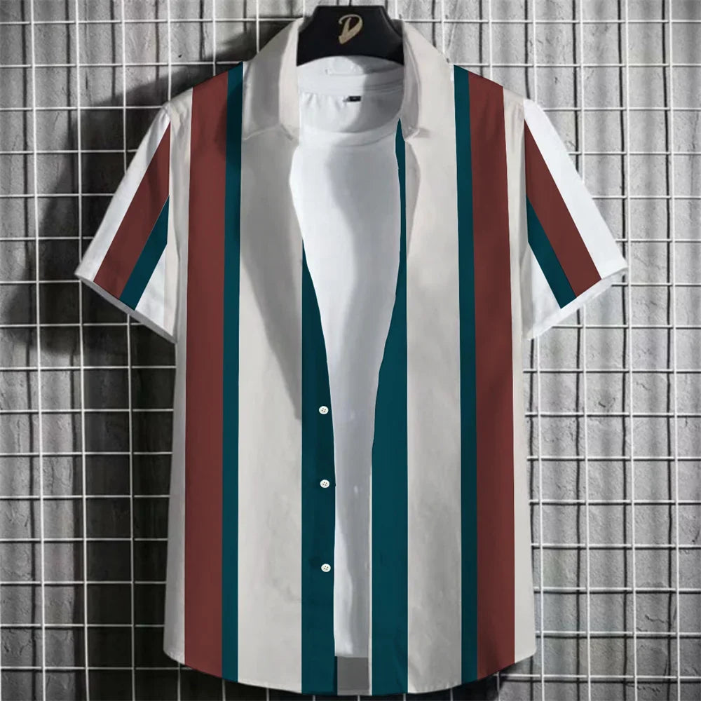 Heren Shirt | Vintage | Met Knoopjes | Zomer