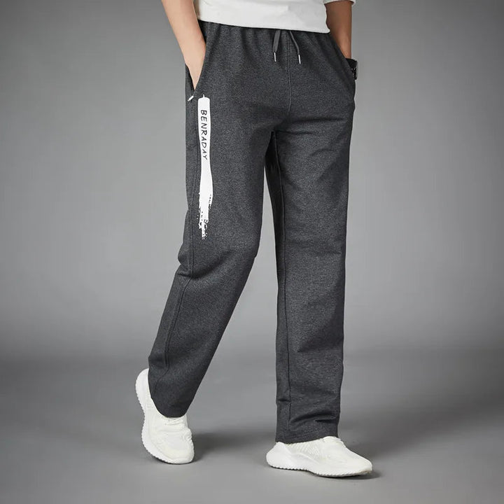 Joggingbroek heren | Straight leg | Met Ritszakken | Winter