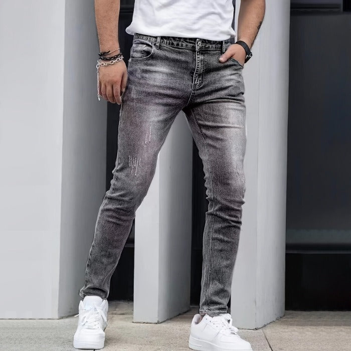 Heren Jeans | Klassiek Design | Flared Broek | Medium Stretch Denim