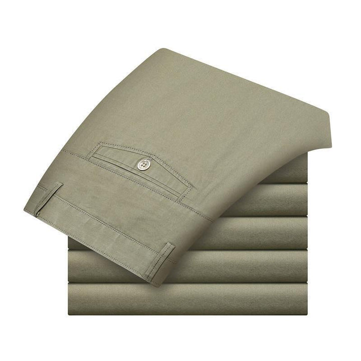 Geraffineerde Stretch broek voor Heren met Katoenmix en elegante stijl | Wout