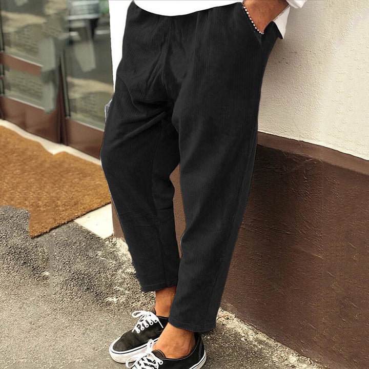 Heren Broek | Straight | Trekkoord | Zomer