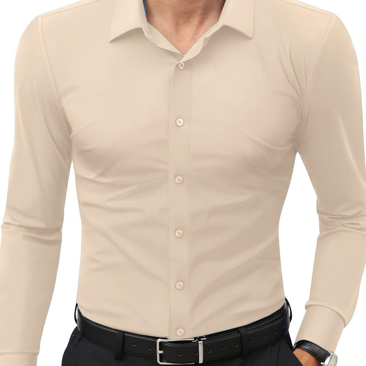 Heren Shirt | Slimfit | Lange Mouw | Zomer