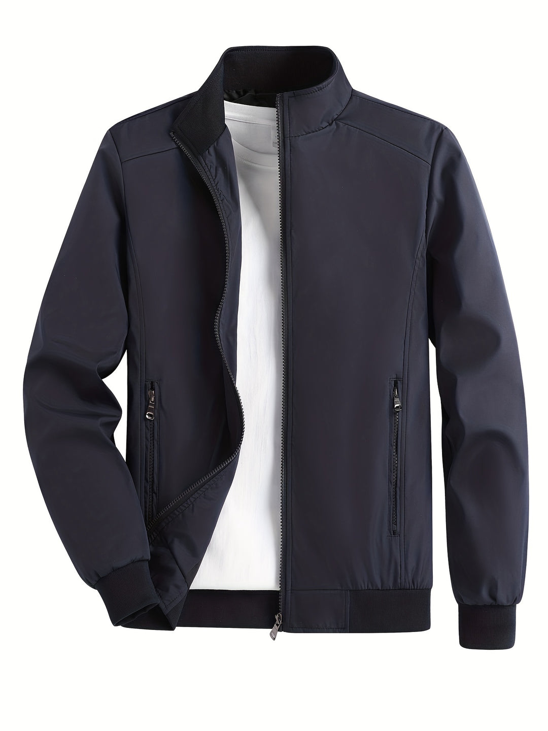 Heren Windjack | Lichtgewicht & Ademend | Ritssluiting & Opstaande Kraag | Outdoor & Sport