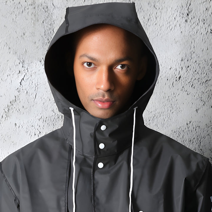 Regenjas Heren | Windbreaker | Lange Waterdichte Jas | Outdoor Werkkleding