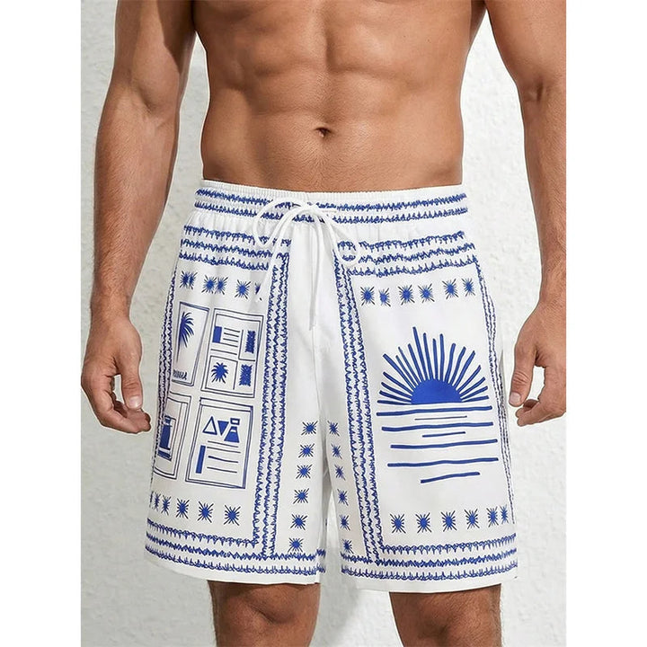 Heren Short | Retro | Trekkoord | Zomer