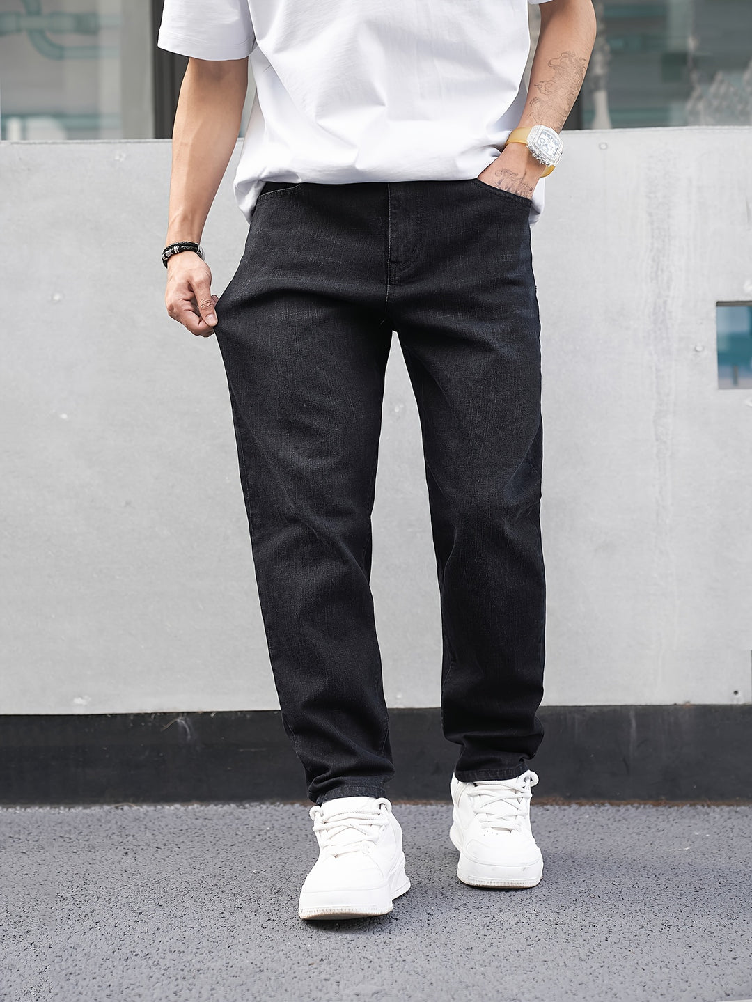 Heren Jeans | Rechte Pijp & Gewassen Look | Medium Stretch | Casual & Outdoor