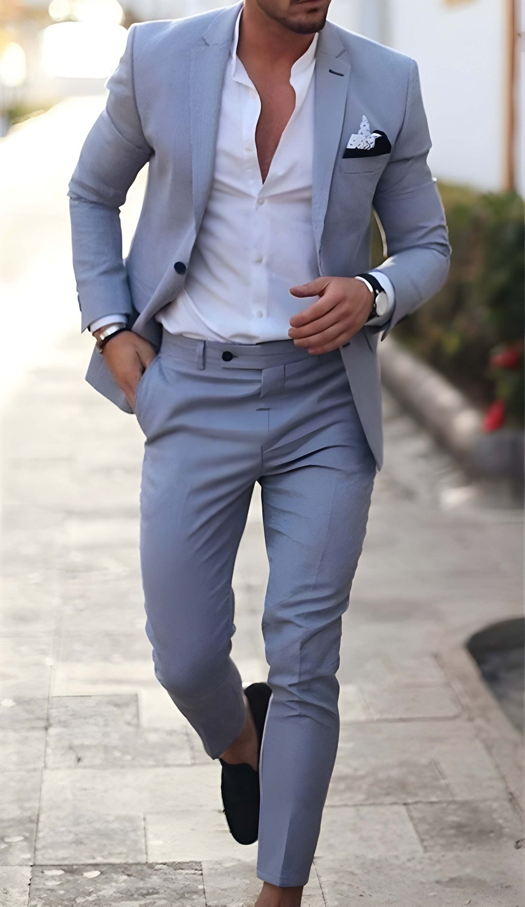 Heren Pak | Tweedelig Kleding | Slim Fit | Elegante Look