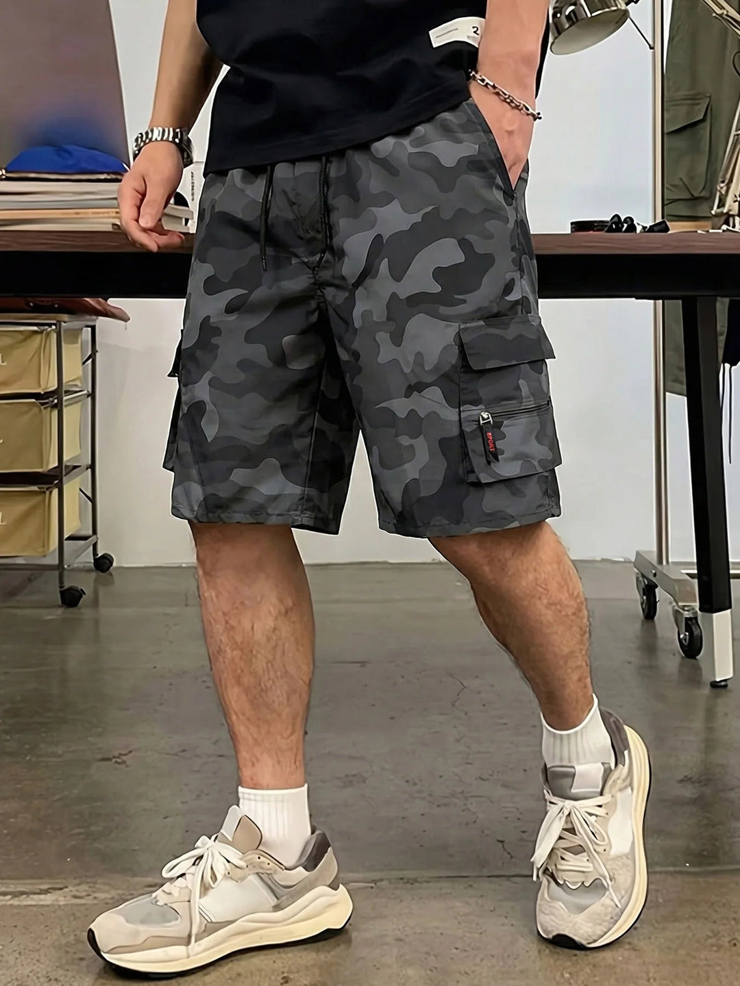 Heren Short | Cargo | Trekkoord | Zomer