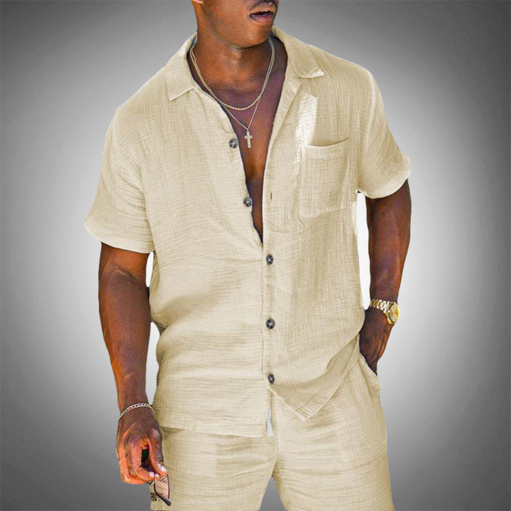 Heren Shirt | Straight | Met Knoopjes | Zomer