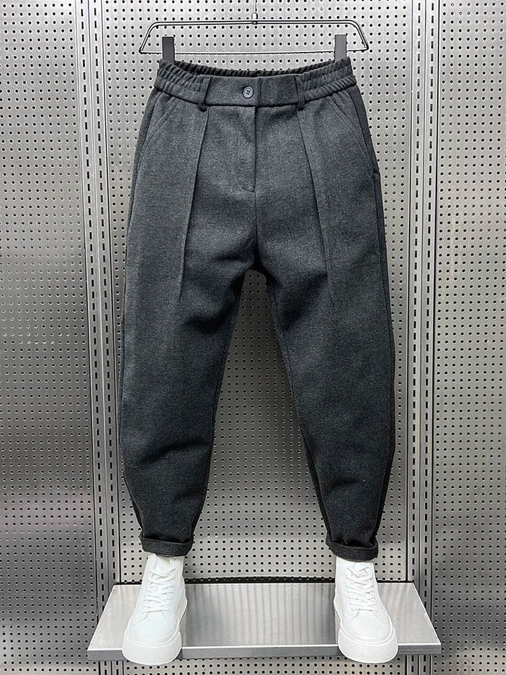 Heren Broek | Wijde Pijpen & Losse Fit | Elegant & Casual | Polyester