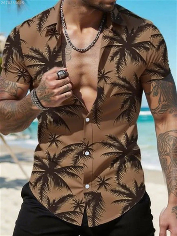 Heren Shirt | Slimfit | Met Knoopjes | Zomer