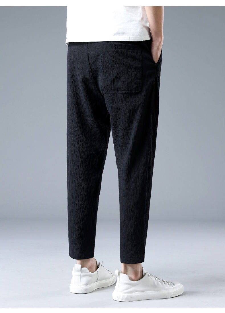 Heren Broek | Tapered Elegant | Elastische Taille | Zomer