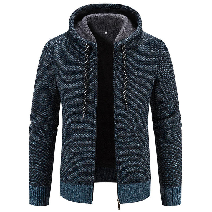 Vest Heren | Gebreid Cardigan met Capuchon | Comfortabele Jas Heren