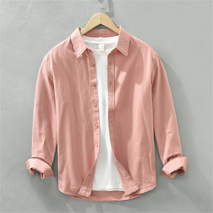 Heren Overhemd | Button Overhemd | Lange Mouwen | Minimalistisch