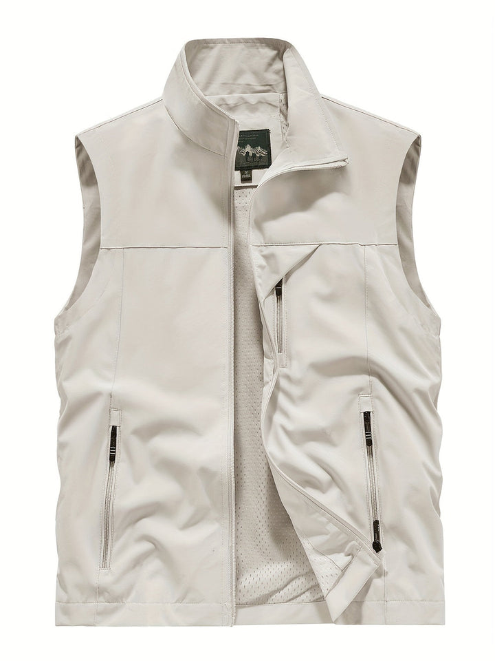 Heren Sportvest | Lichtgewicht & Ademend | Mouwloos Outdoor Vest | Polyester
