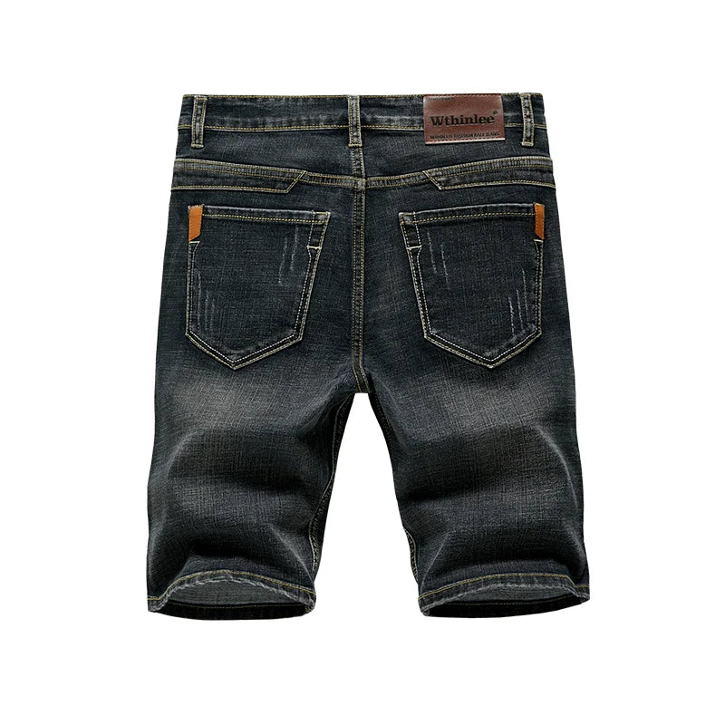 Heren Denim Short | Straight | Met Ritssluiting | Zomer