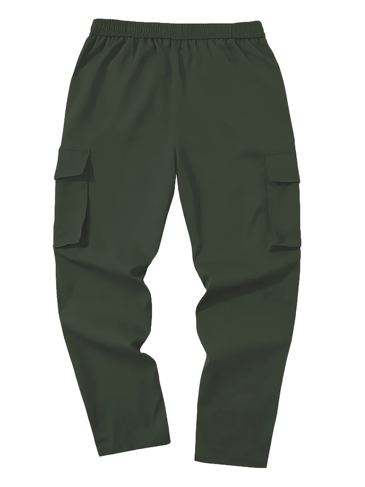 Cargo Broek Heren | Verstelbare Tailleband | Meerdere Zakken | Polyester