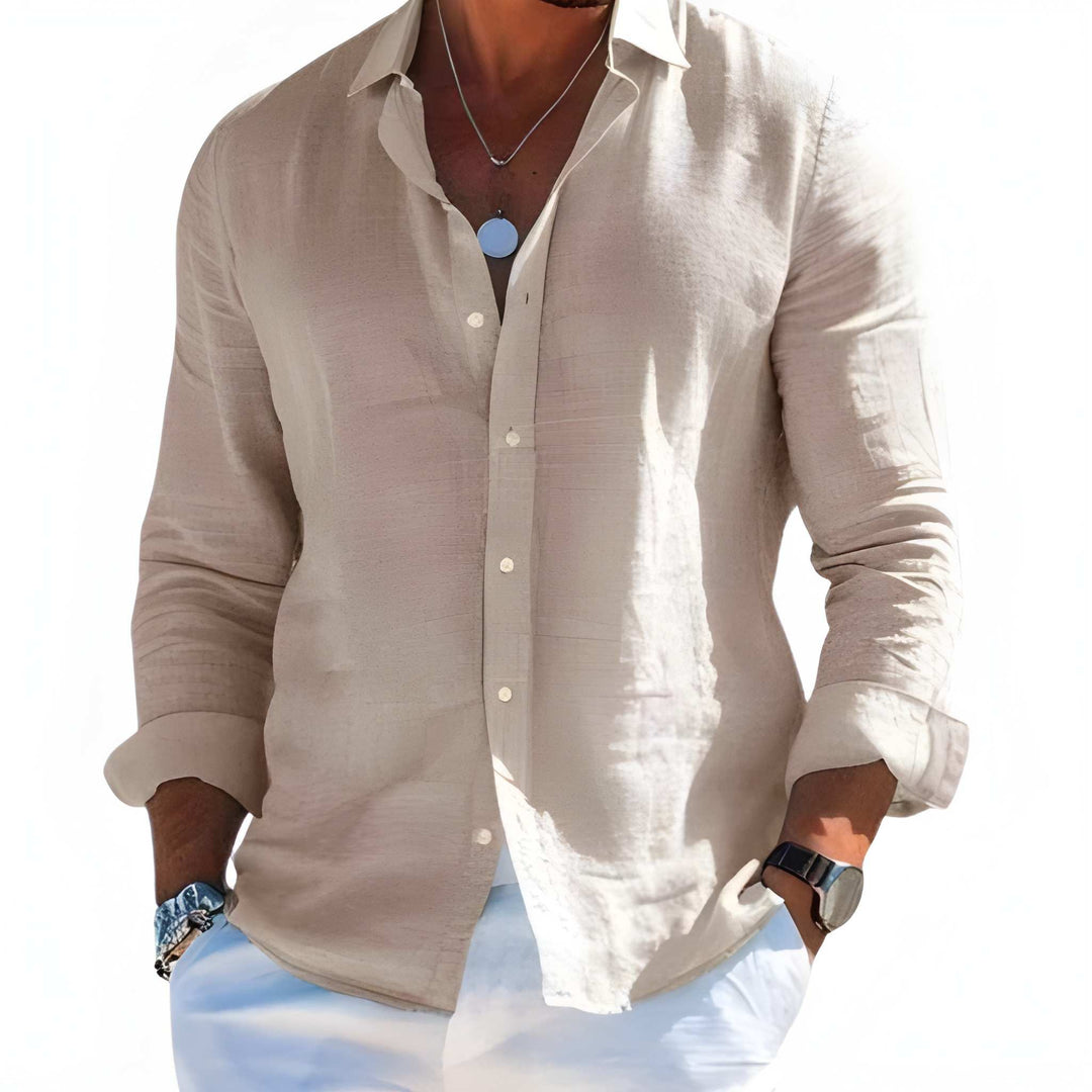 Heren Shirt | Slimfit | Lange Mouw | Lente