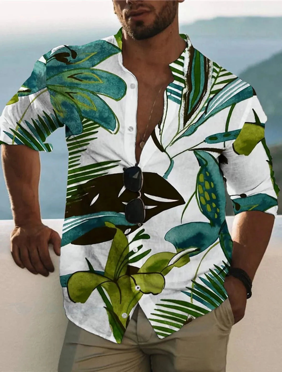 Heren Shirt | Getailleerd | Met Knoopjes | Zomer
