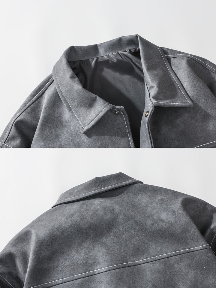 Heren Jas | Vintage | Met Drukknoopsluiting | Lente