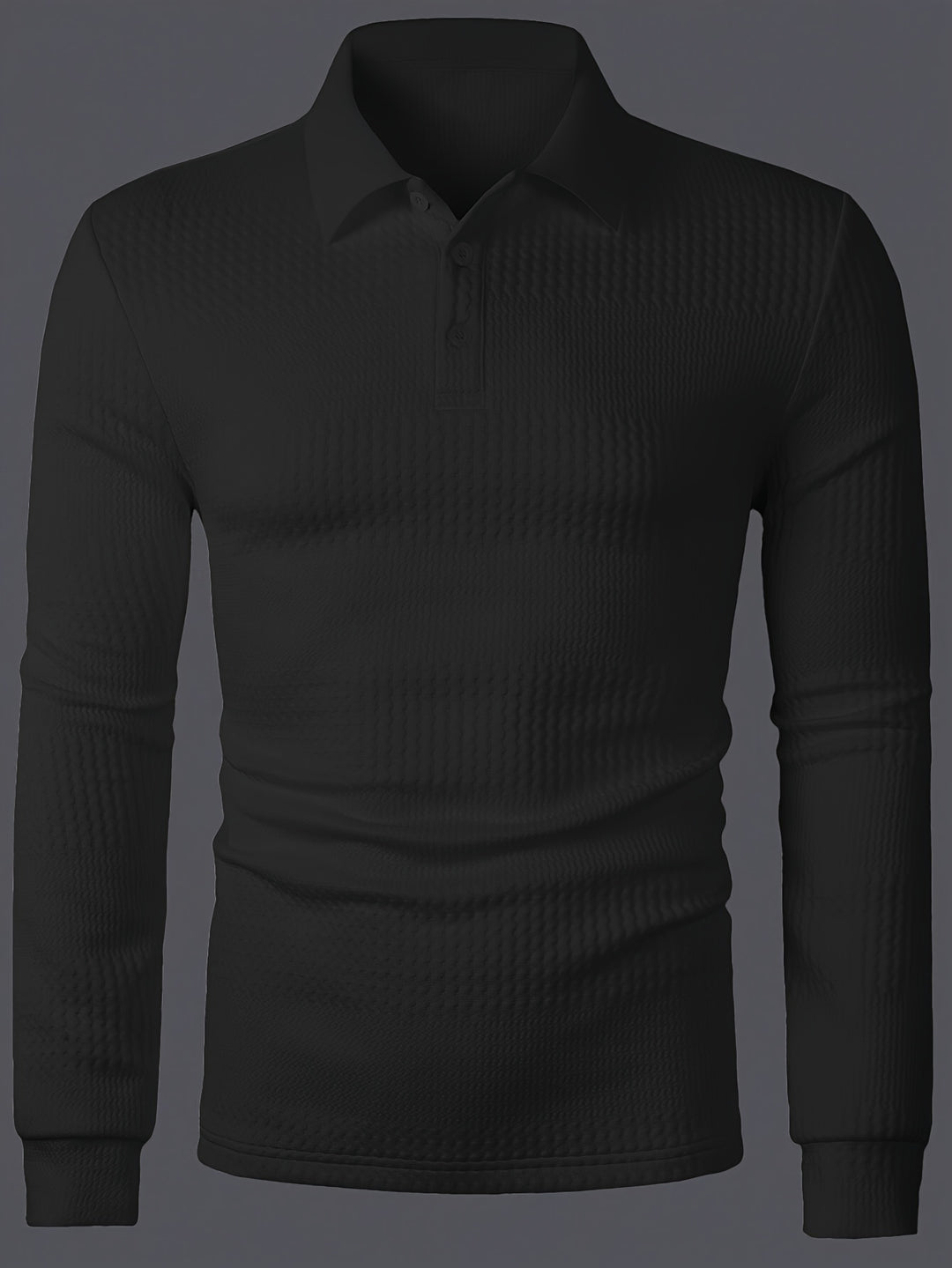 Heren Polo Shirt | Slimfit | Lange Mouw | Zomer