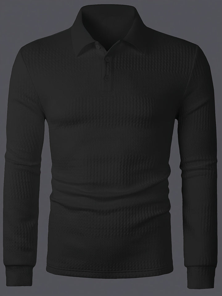 Heren Polo Shirt | Slimfit | Lange Mouw | Zomer