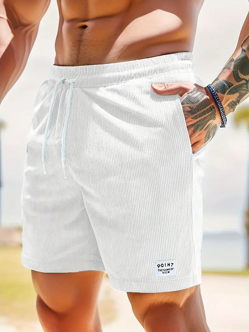 Heren Short | Straight | Trekkoord | Zomer