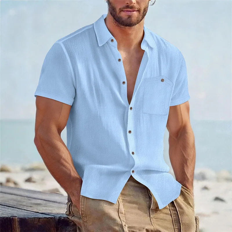 Heren Shirts | Elegant | Met Knoopjes | Zomer