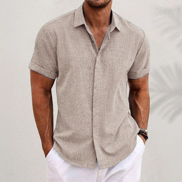 Heren Shirt | Elegant | Korte Mouw | Zomer