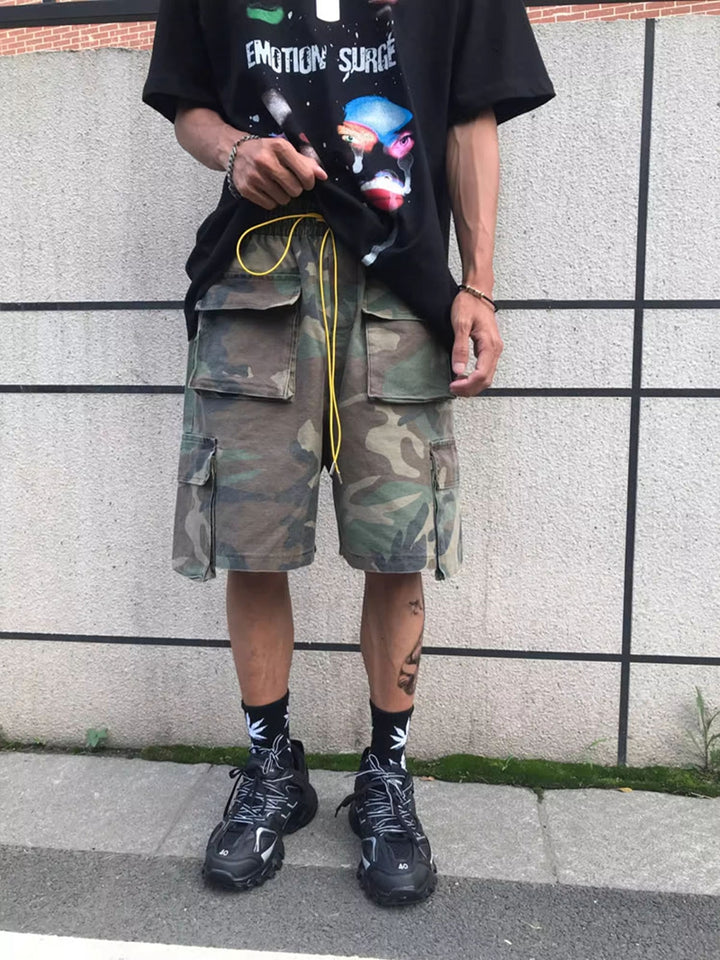 Heren Cargo Shorts | Vintage | Utility Zakken | Zomer