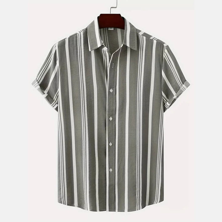 Heren Shirt | Verticale Banen | Tijdloze Stijl | Zomer