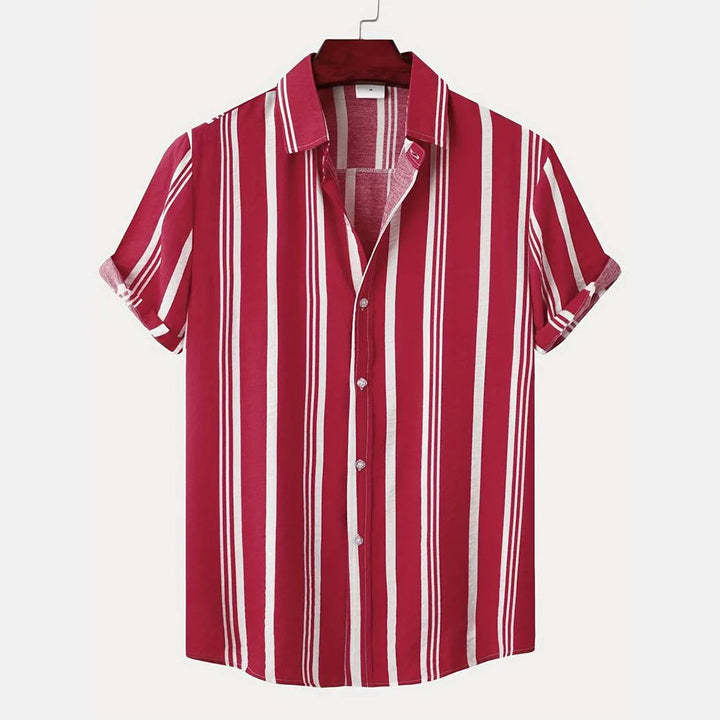 Heren Shirt | Verticale Banen | Tijdloze Stijl | Zomer
