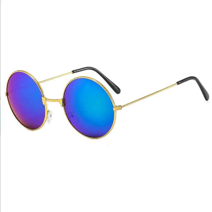 Heren Zonnebril | Retro | Rond Montuur | Zomer