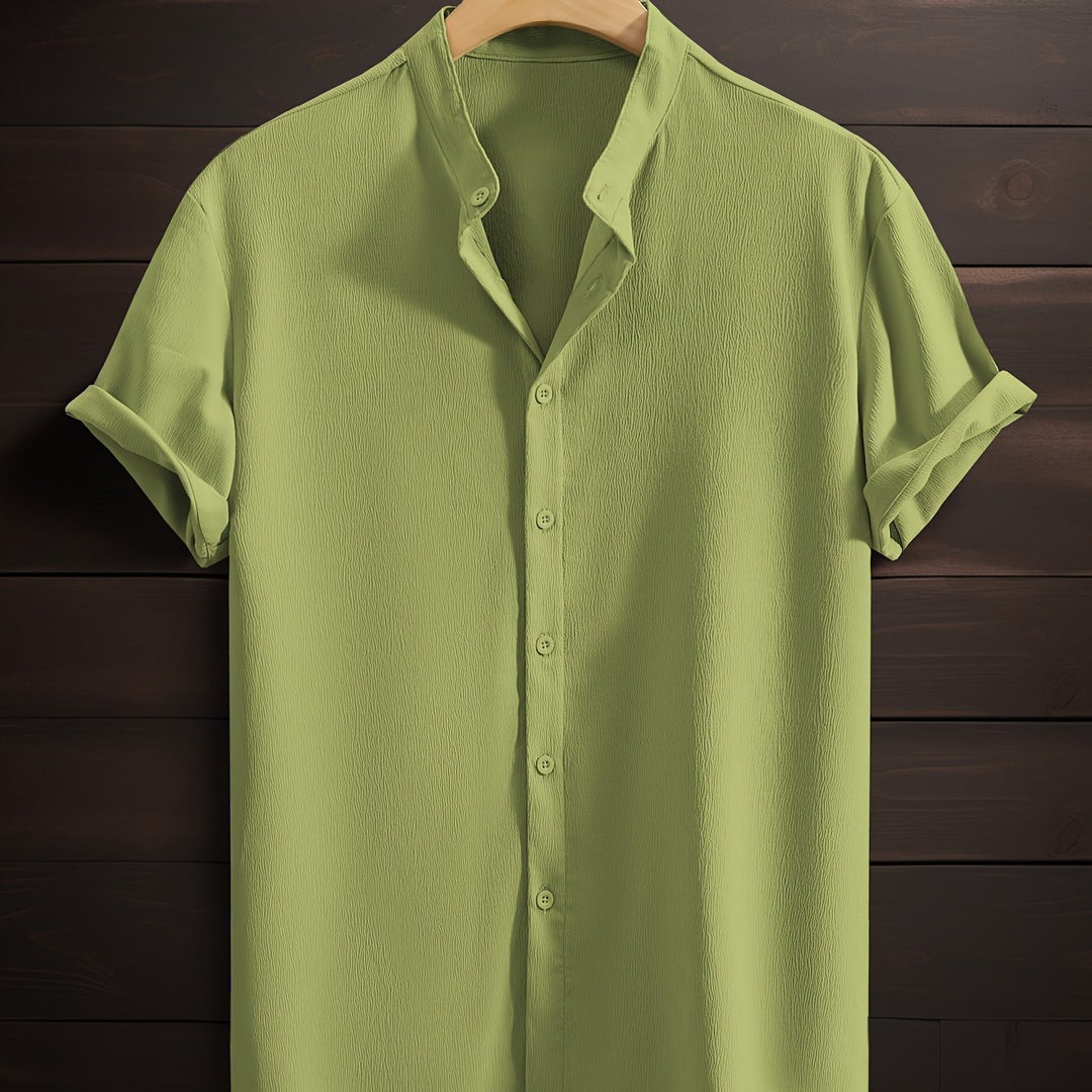 Heren Shirt | Straight | Knoopsluiting | Zomer