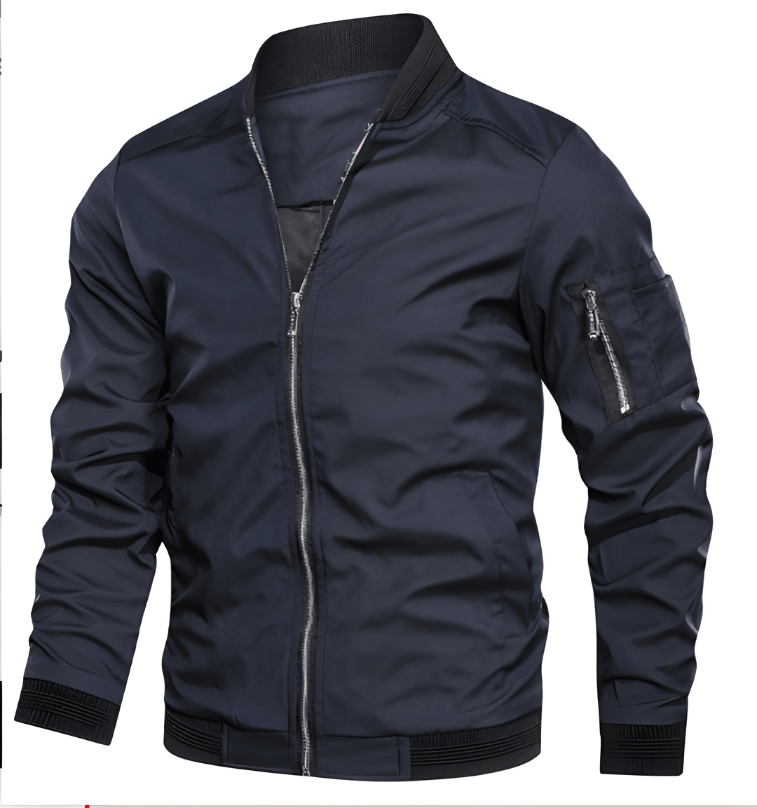 Tussenjas Heren | Bomberjack met Rits | Winddicht & Meerdere Zakken