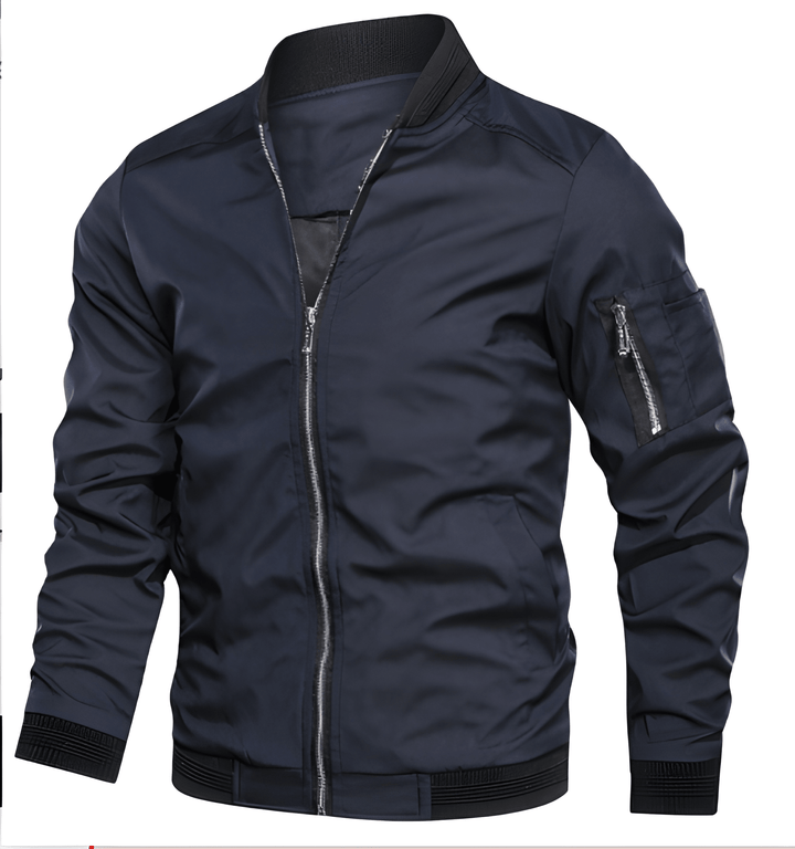 Tussenjas Heren | Bomberjack met Rits | Winddicht & Meerdere Zakken