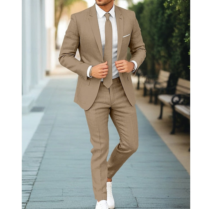 Heren Pak | 2-Delige Set & Slim Fit | Zakelijke Look