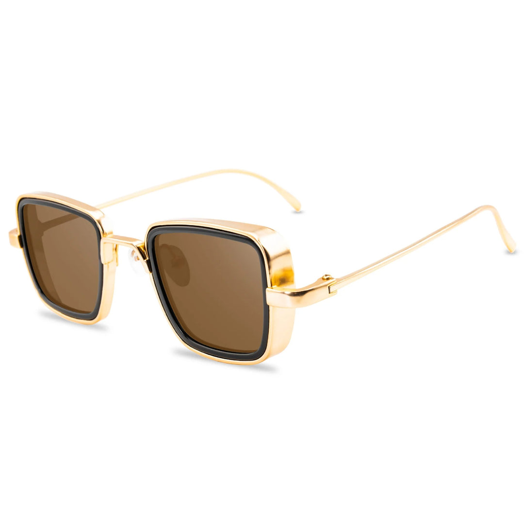 Heren Zonnebril | Retro | Vierkant Design | Zomer